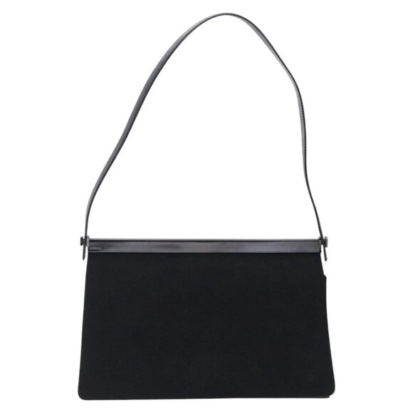 GUCCI Shoulder Bag Nylon Black Auth - Picture 9 of 16